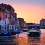 Aussicht auf Venedig von einem Schiff aus