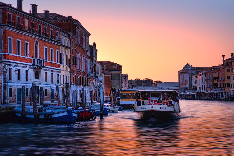 Aussicht auf Venedig von einem Schiff aus